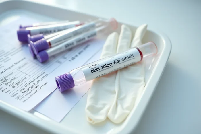 Matériel de prélèvement sanguin et salivaire pour un test toxicologique avec rapport d'analyse